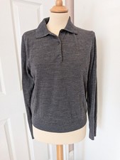 Uniqlo charcoal grey merino