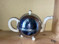Vintage Teapot With Chrome Insulated Cover.