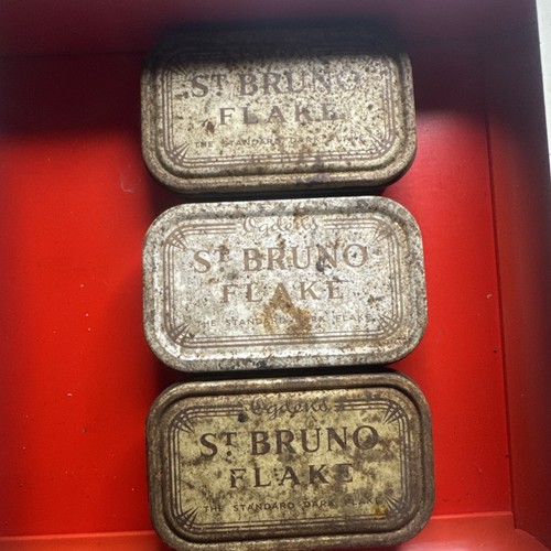 Vintage tobacco tin empty - vintage,
