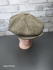 HARRIS TWEED Mens Flat Cap