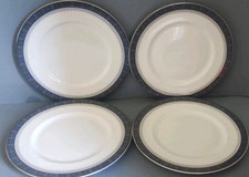 VINTAGE ROYAL DOULTON H5009 SHERBROOKE DINNER PLATES X 4 (24U)