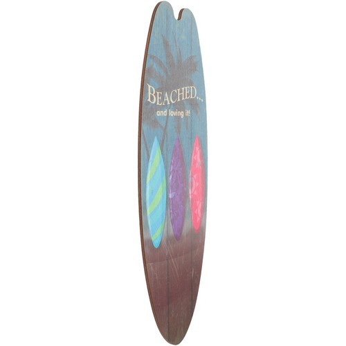 Surfboard hanging sign - surfboard, beach