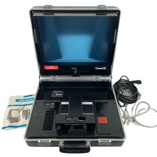 Vintage Microphax Case IV Series Microfiche Reader Film Projector Viewer Working