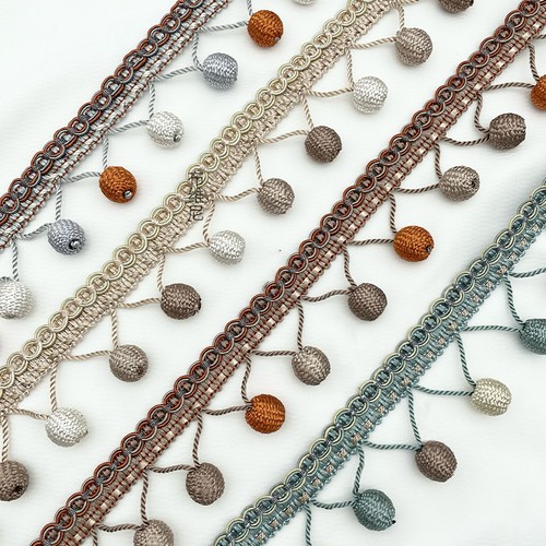 European tassel fringe - fringe, ball