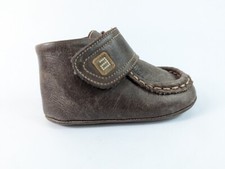 Andanines Baby Brown Leather Shoes Size Uk 2 Eu 18 With Box