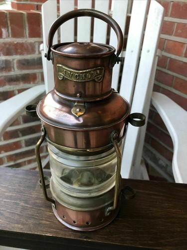Ship lantern anchor boat light - boat,