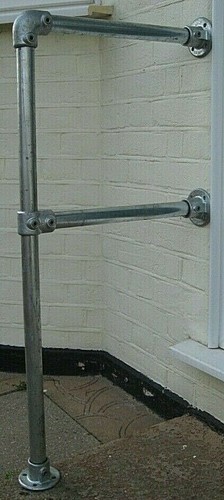 Outdoor step handrail - outdoor,