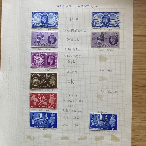 Great britain stamps - great, old