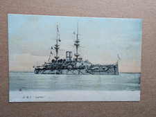 OLD POSTCARD MILITARY SHIP
