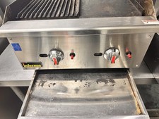 Infernus commercial heavy duty chargrill 2burner nat gas