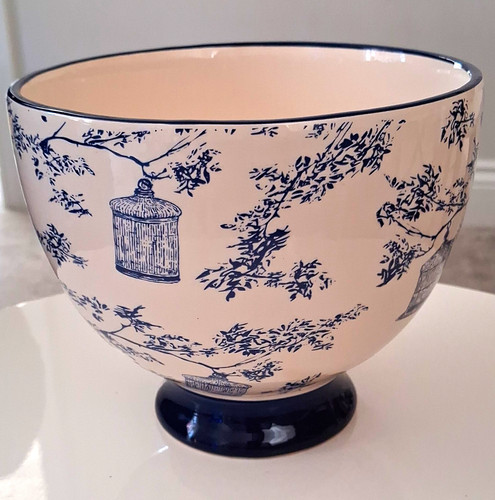 Blue white ceramic - blue,