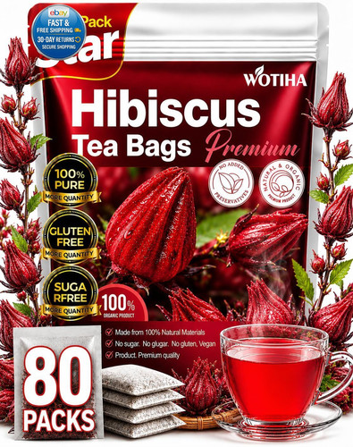 Premium hibiscus flower tea - hibiscus,