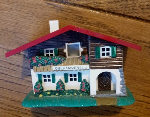 Vintage plastic chalet - vintage,