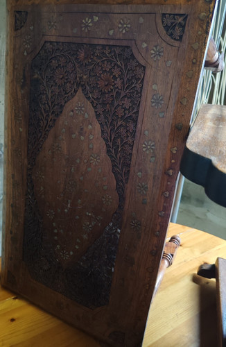 Indiancarved wooden side - indiancarved,