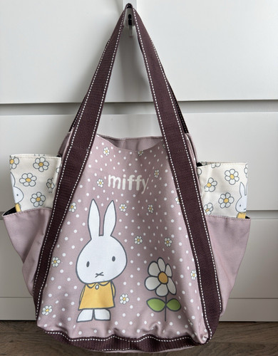 Miffy pink floral print - miffy,