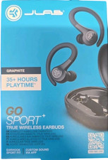 JLab GO Air Sport True Wireless Earbuds – Graphite 35+ Hrs Playtime Bluetooth