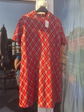 Ladies Next Tartan Red Dress