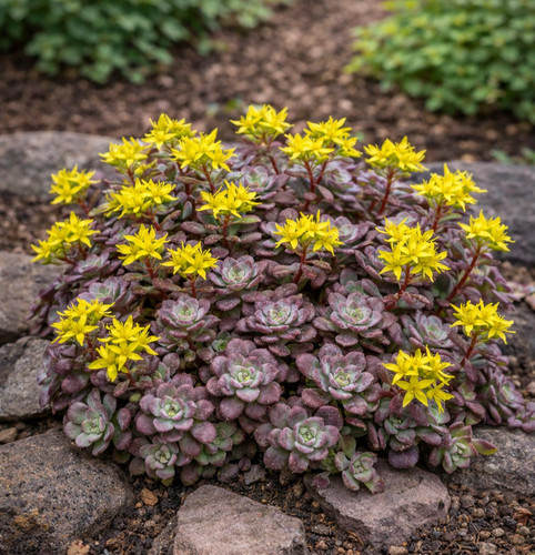 Sedum spathulifolium purpureum