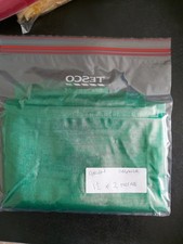 Green Organza Voile Fabric Approx 1.5 X 2 Metres