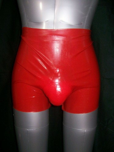 Red bondage fetish rubber - bondage,