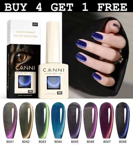 Canni nail gel polish cat - polish, eye