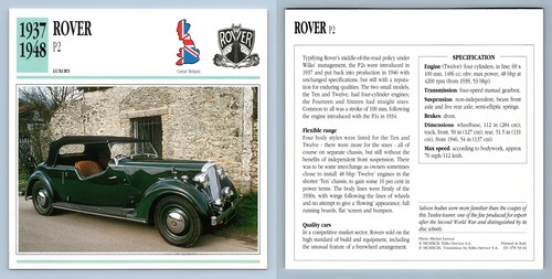 Rover 1937 48 luxury - rover,