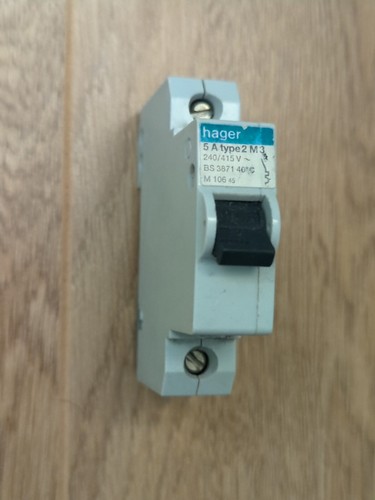Hager 106 5 amp type - ,, 2