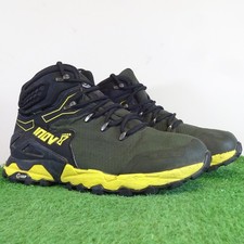 Inov8 Trainers Size 10 Men's Dark Olive Roclite Pro G 400 GTX Grip Hiking Boots