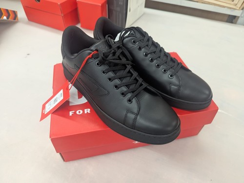 Diesel leather black athene - leather, 's-athene