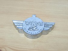 Vintage 1970s Cigarillos Wings Aviation Metal Ashtray - Used Condition