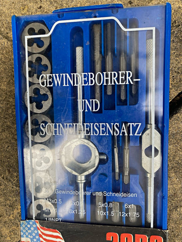 20pc tap die set - tap,