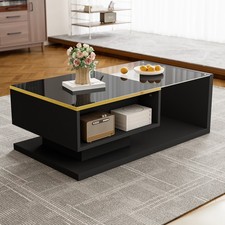 90cm Modern Glass Coffee Table