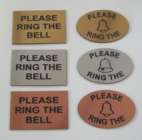 Please ring the bell - please,