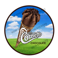 Ice cream van sticker