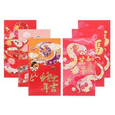 30pcs Chinese New Year Red Envelopes Cartoon Spring Festival Red Packets UK