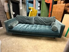 MADE.com - Scott 3 Seater Sofa Blue Velvet Sofa (Read T&C's)