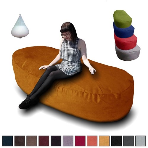 Beanbag bed faux suede sofa - beanbag,