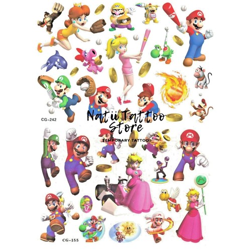 Super mario tattoo - super,