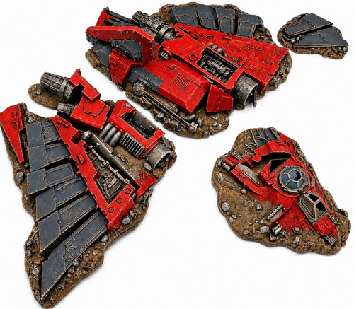 Crashed aquila lander - crashed,