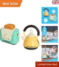 Morphy Richards Interactive Toy Toaster & Kettle Set for Ages 3+ - Teal & Yellow