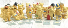 Danbury Mint Teddy Bear collection of 24 figures plus 21 cards