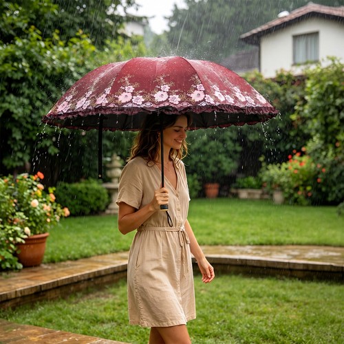 Vintage sun rain - shield, ladies