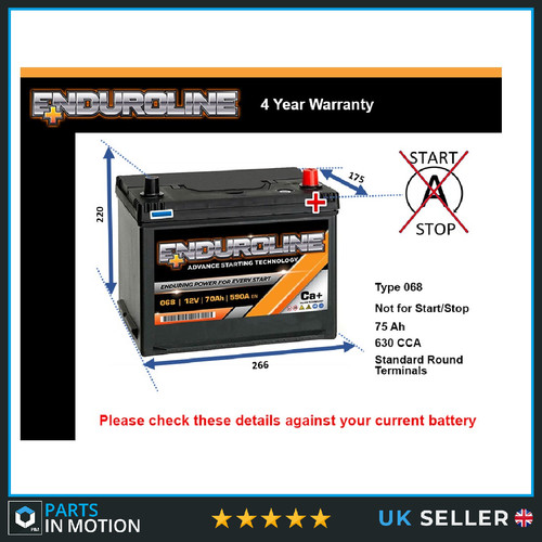 Battery fits tvr chimaera - battery,