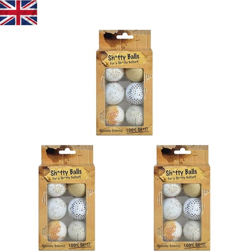 Tty novelty golf - sh*tty, balls