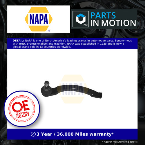 Tie track rod end - end, fits