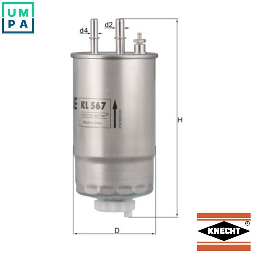 Fuel filter 567 for - filter,