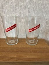 Pint Glasses Red Stripe Pack