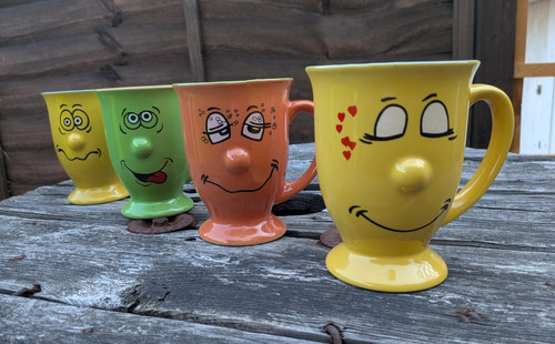 Ceramic novelty face coffee - 4,