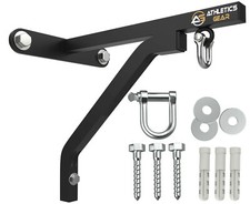 AG Heavy Duty Punch Bag Wall Bracket Steel Mount Hanging Stand Boxing Athletics