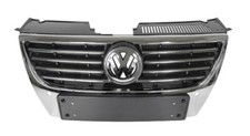 VW VOLKSWAGEN PASSAT B6 3C 2006-2010 FRONT TOP CENTER GRILL CHROME BUMPER PDC